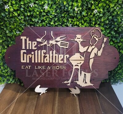 The Grill Father Sign