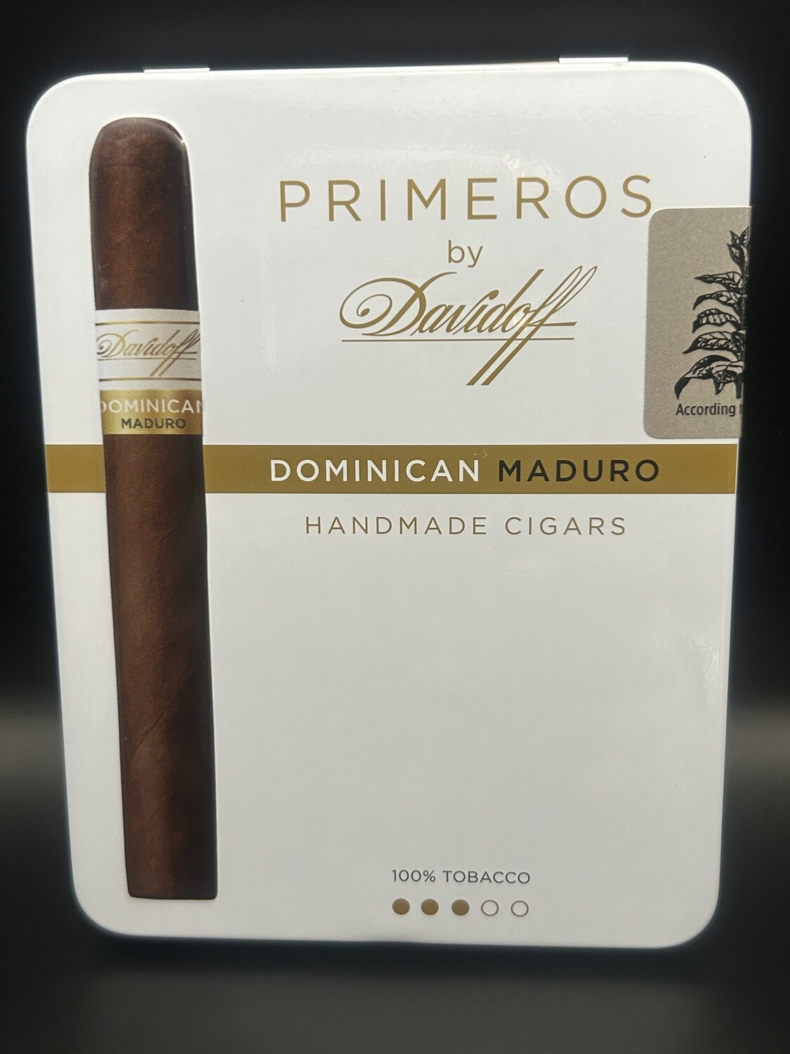 Primeros by Davidoff Dominican Maduro Tin pack of 6