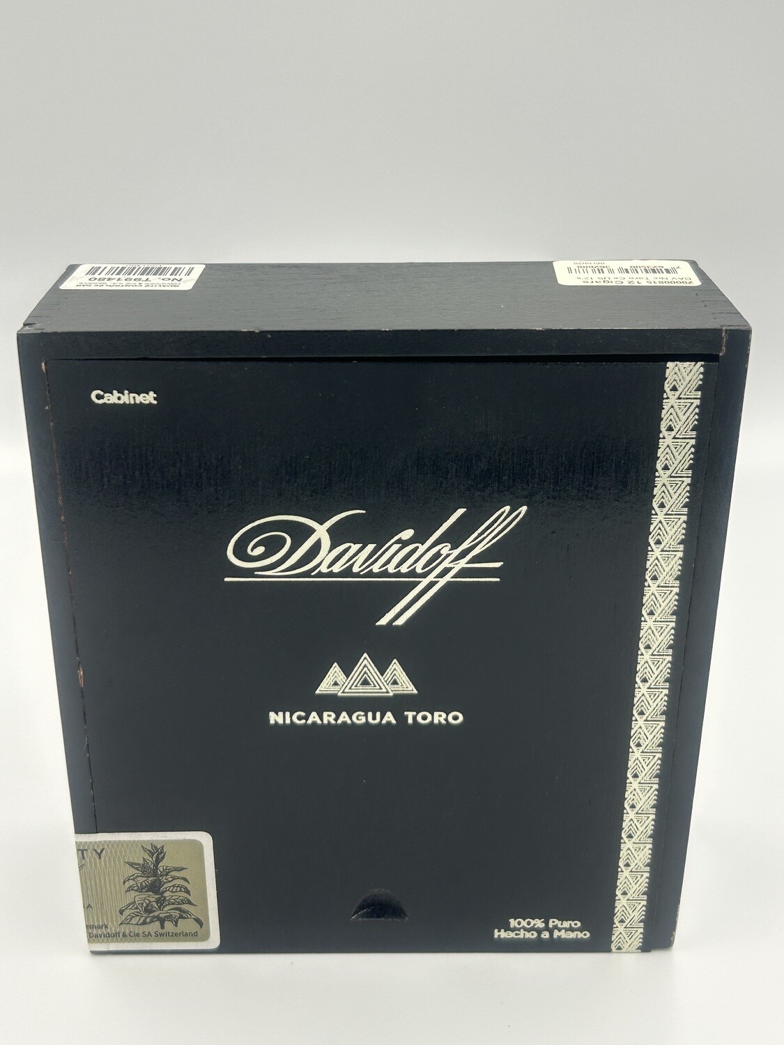 Davidoff Nicaragua Toro Box of 12
