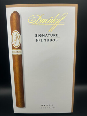 Davidoff Signature No. 2 Tubos Pack of 4 Tubos