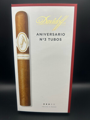 Davidoff Aniversario No. 3 Tubos Pack of 3 Tubos