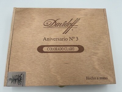 Davidoff Colorado Claro Aniversario No. 3 Box of 10