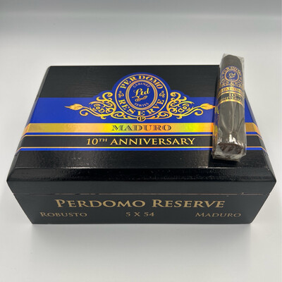 Perdomo 10th Anniversary Maduro Robusto Box of 25