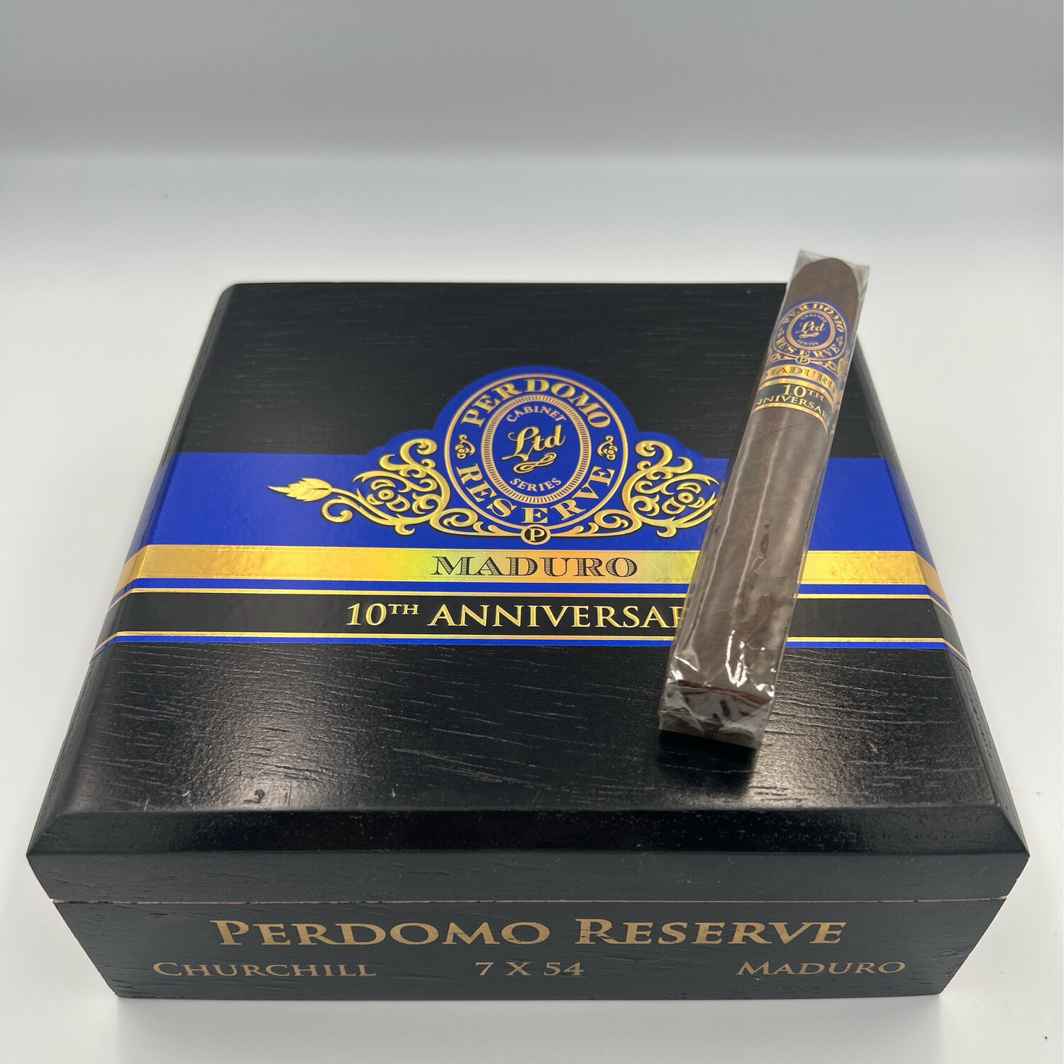 Perdomo 10th Anniversary Maduro Churchill Box of 25