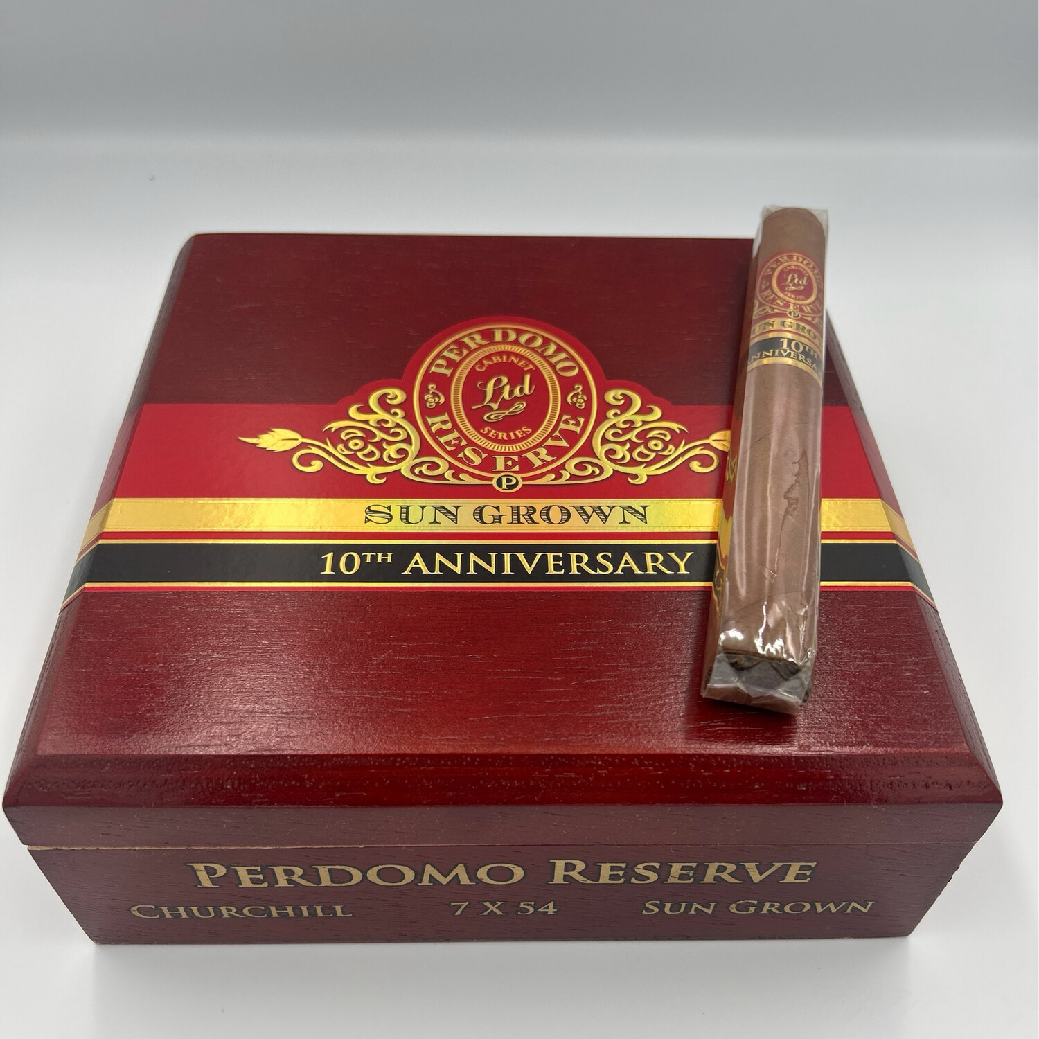 Perdomo 10th Anniversary Sun Grown Churchill Box of 25
