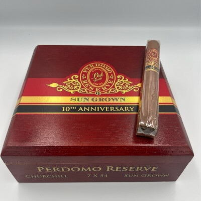 Perdomo 10th Anniversary Sun Grown Churchill Box of 25