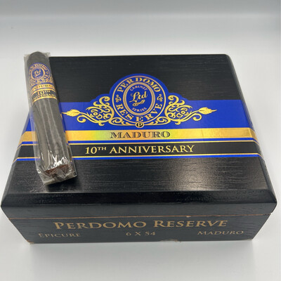 Perdomo 10th Anniversary Maduro Epicure Box of 25