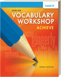 OCTAVO - VOCABULARY WORKSHOP ACHIEVE LEVEL C BOOK + DIGITAL - SADL - 17 - ISBN 9781952540448