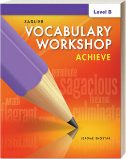 SEPTIMO - VOCABULARY WORKSHOP ACHIEVE LEVEL B BOOK + DIGITAL - SADL - 17 - ISBN 9781952540431