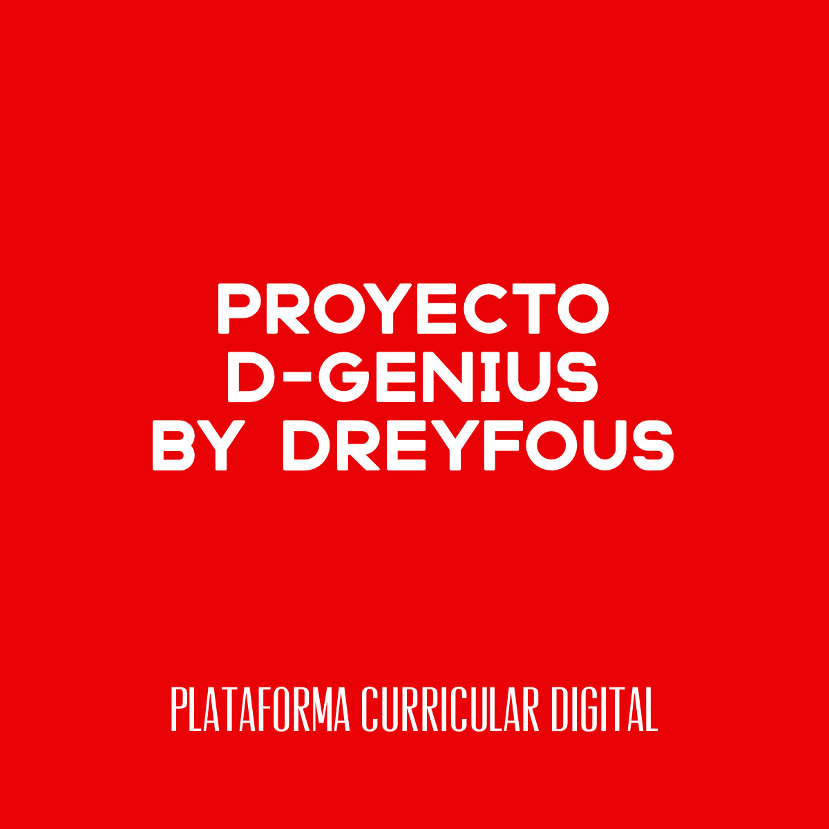 KINDERGARTEN - PROYECTO D-GENIUS - EDUSYSTEM BY DREYFOUS - EDUSYS - ISBN C802GE0