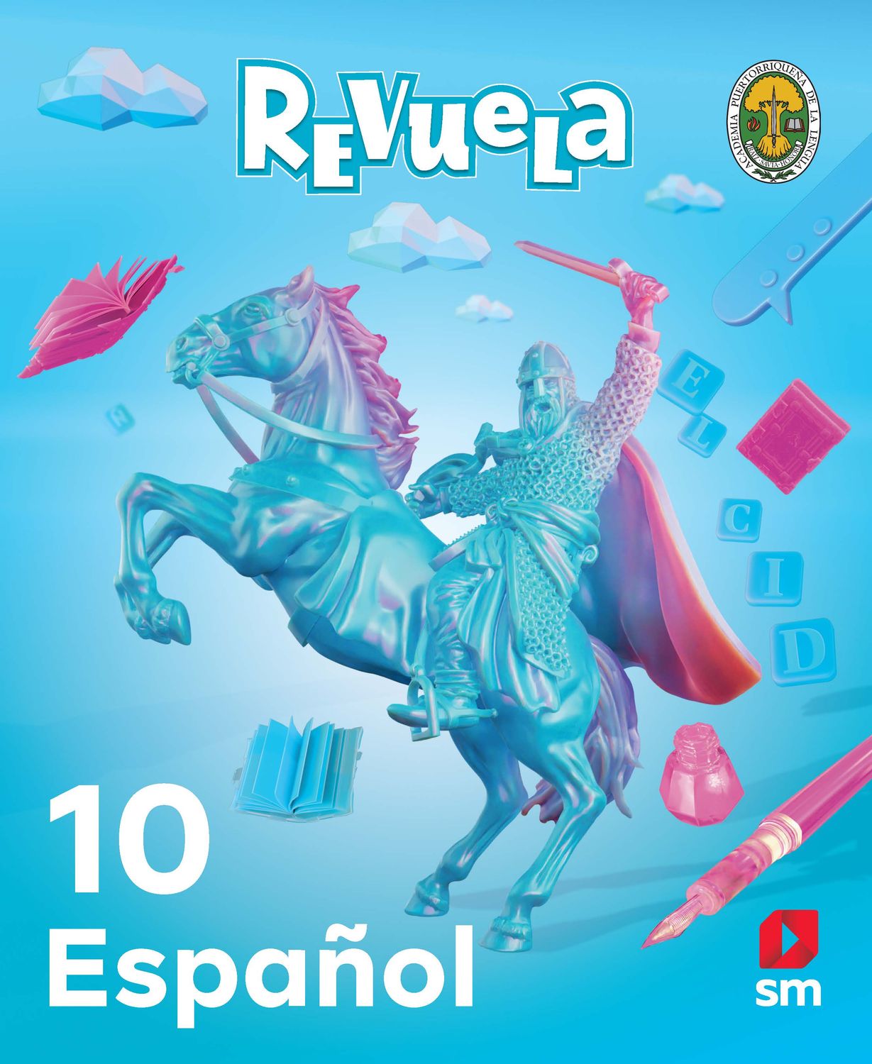 DECIMO - REVUELA ESPAÑOL 10 TEXTO, PALABRAS EN ACCION Y ACCESO DIGITAL - SM - 25 - ISBN 9781644868768