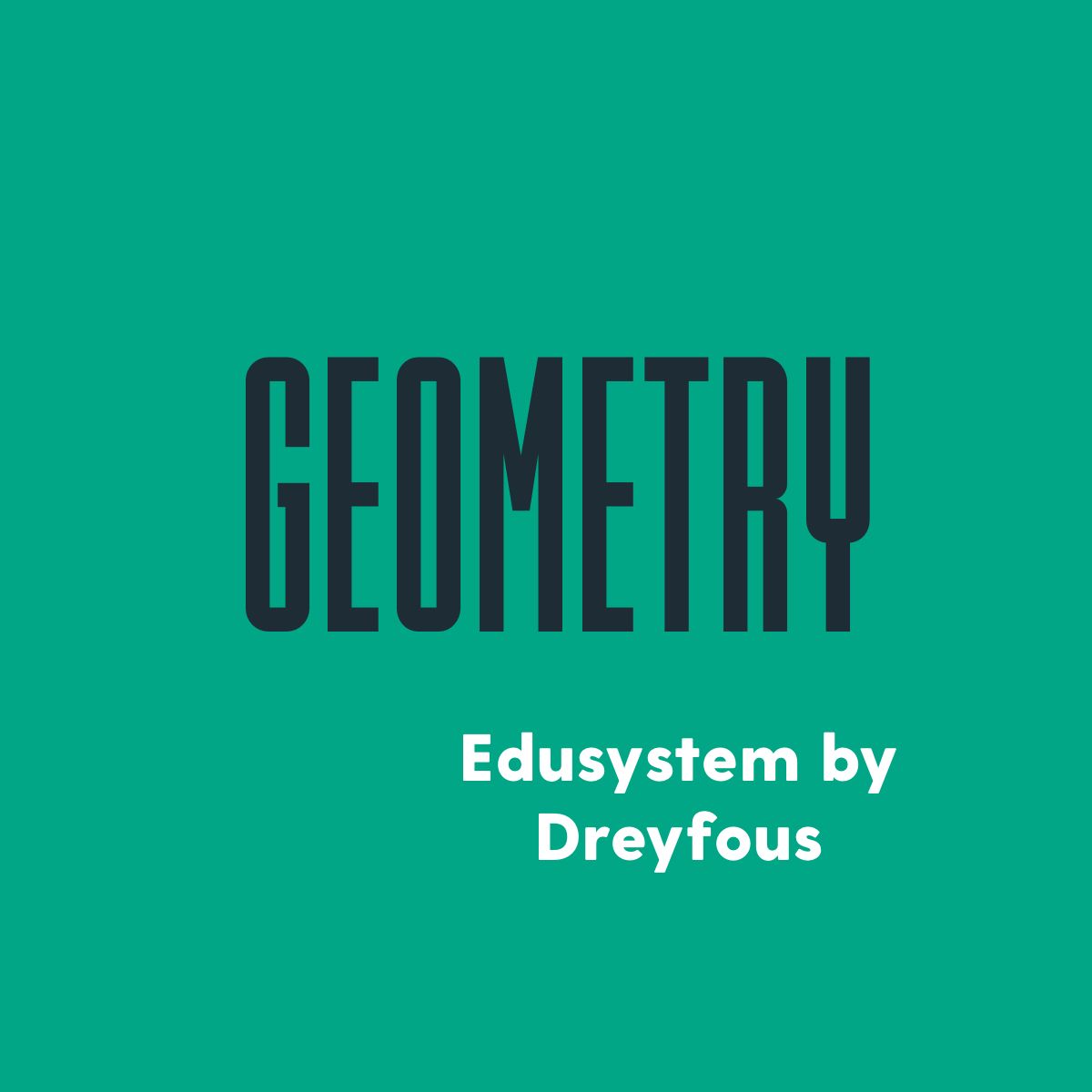 DECIMO - GEOMETRY - EDUSYSTEM BY DREYFOUS - EDUSYS - ISBN C324G0S-ADIA