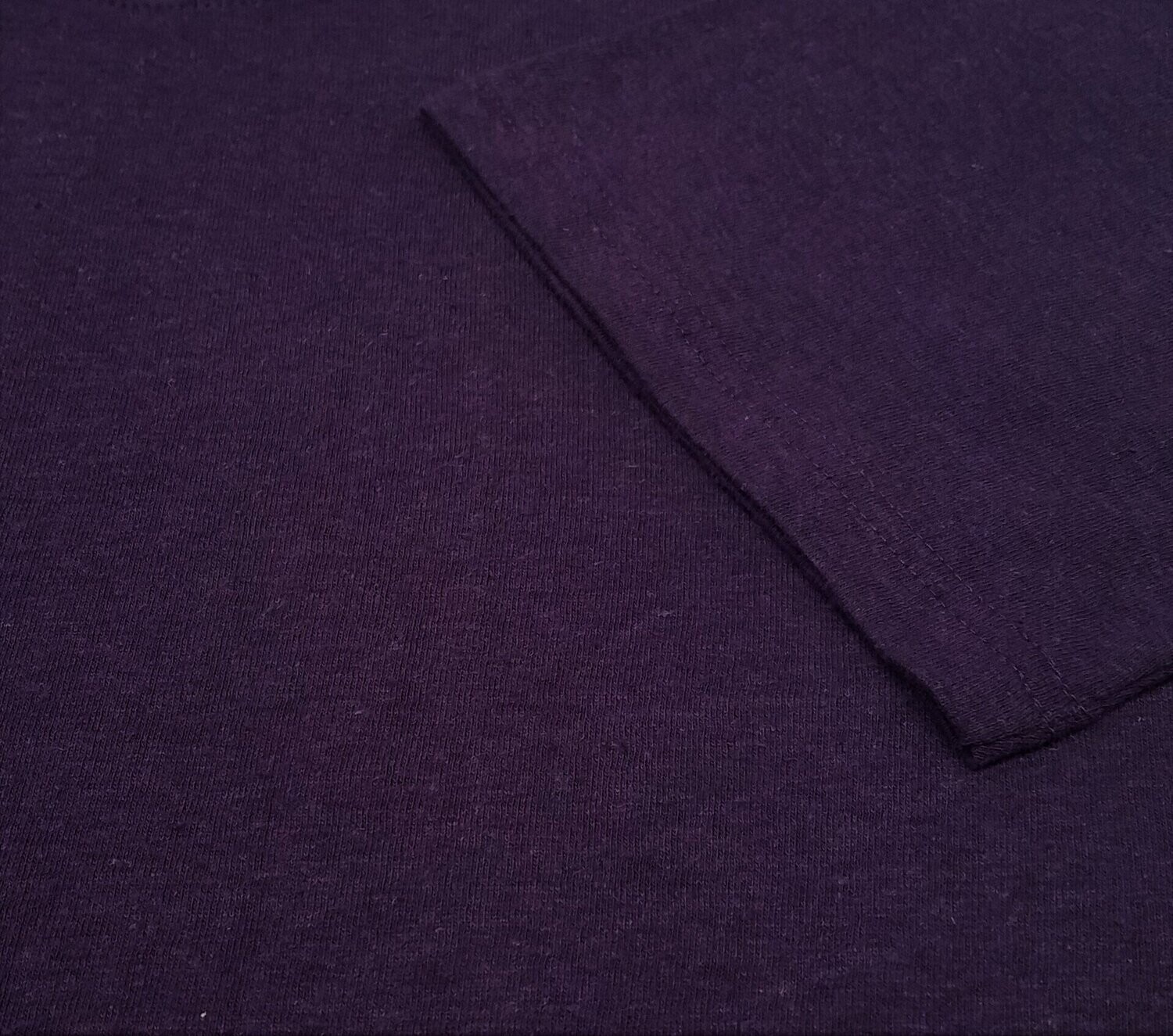 Kids Hemp Short Sleeve T-Shirt , Plum Purple