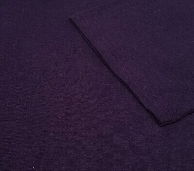 Ladies Hemp Short Sleeve T-Shirt , Plum Purple