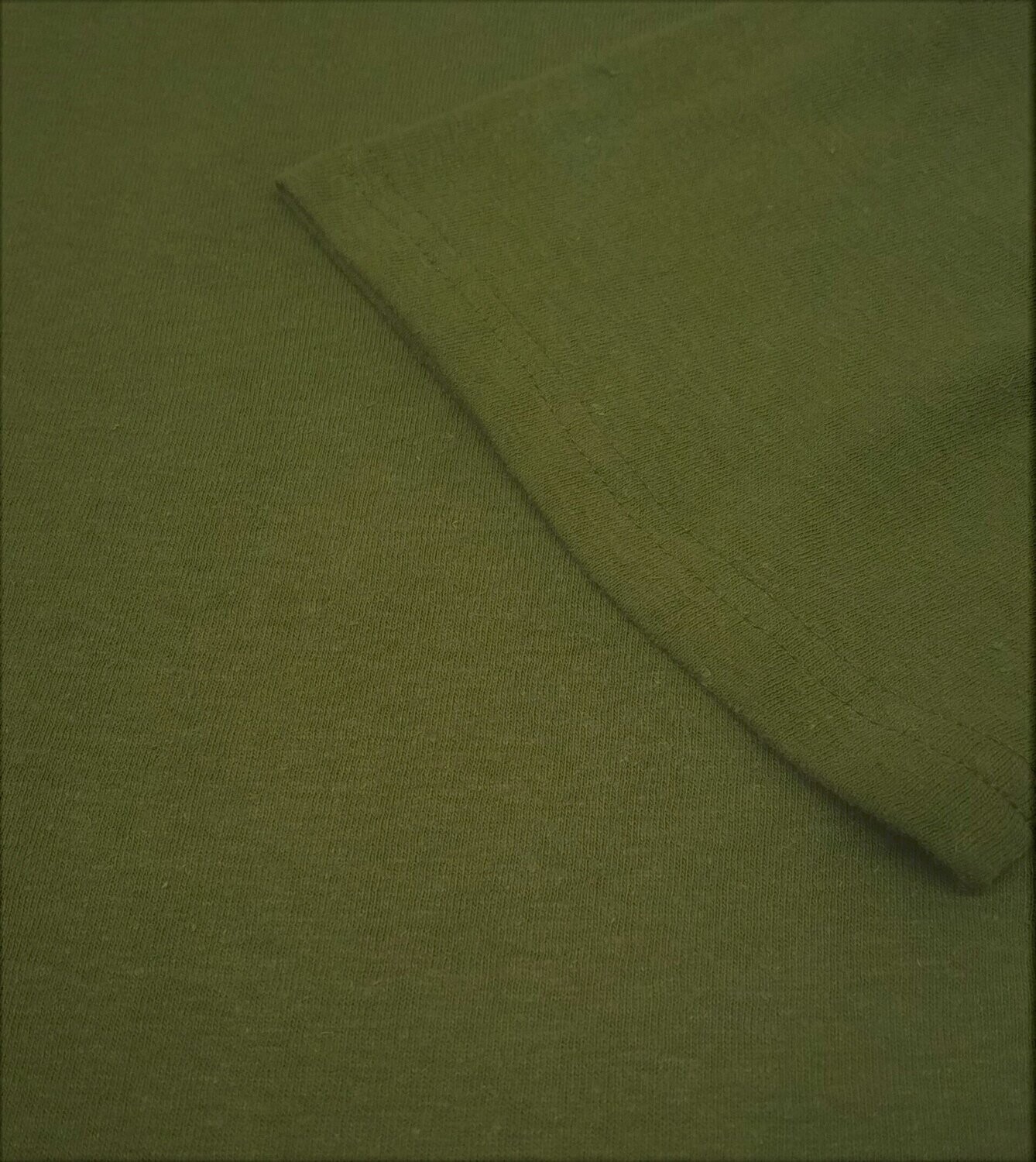 Ladies Hemp Short Sleeve T-Shirt , Olive Green