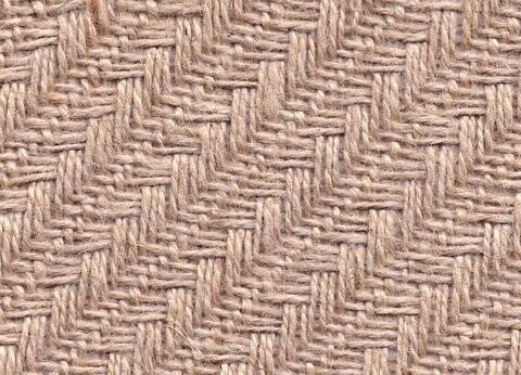 Braided Herringbone 100% Jute Natural Fabric Width 62/63” , 19oz