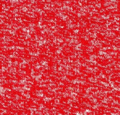 Ruby/Natural Yarn Dyed Jersey Knit, 55% Certified Organic Hemp 45% Certified Organic Cotton Width 30” Tubular, 7.4oz