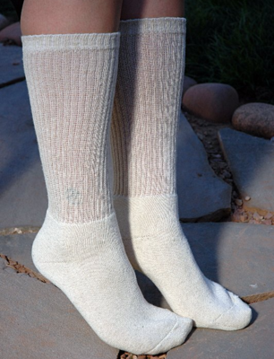 Ladies Hemp Hiker Sock , Natural