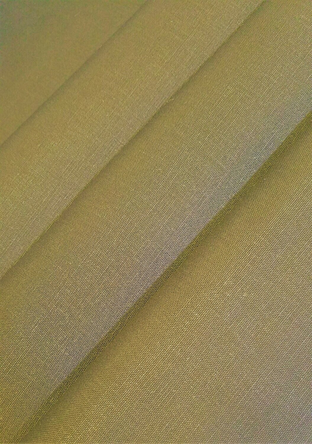 Khaki Light Weight Hemp Canvas , 55% Certified Organic Hemp , 45% Certified Organic Cotton , Plain Weave , 12oz , 57/58" width