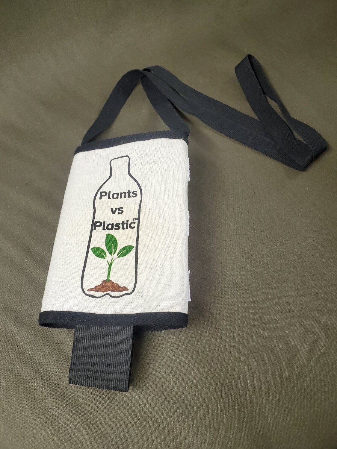 Plants Vs. Plastic (Print) Water Bottle Carrier