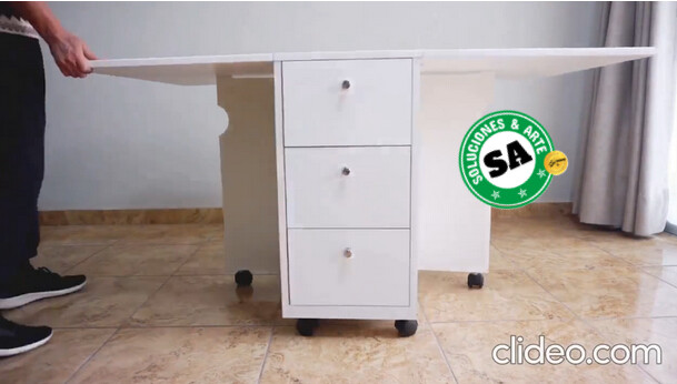 Escritorio plegable multifuncional