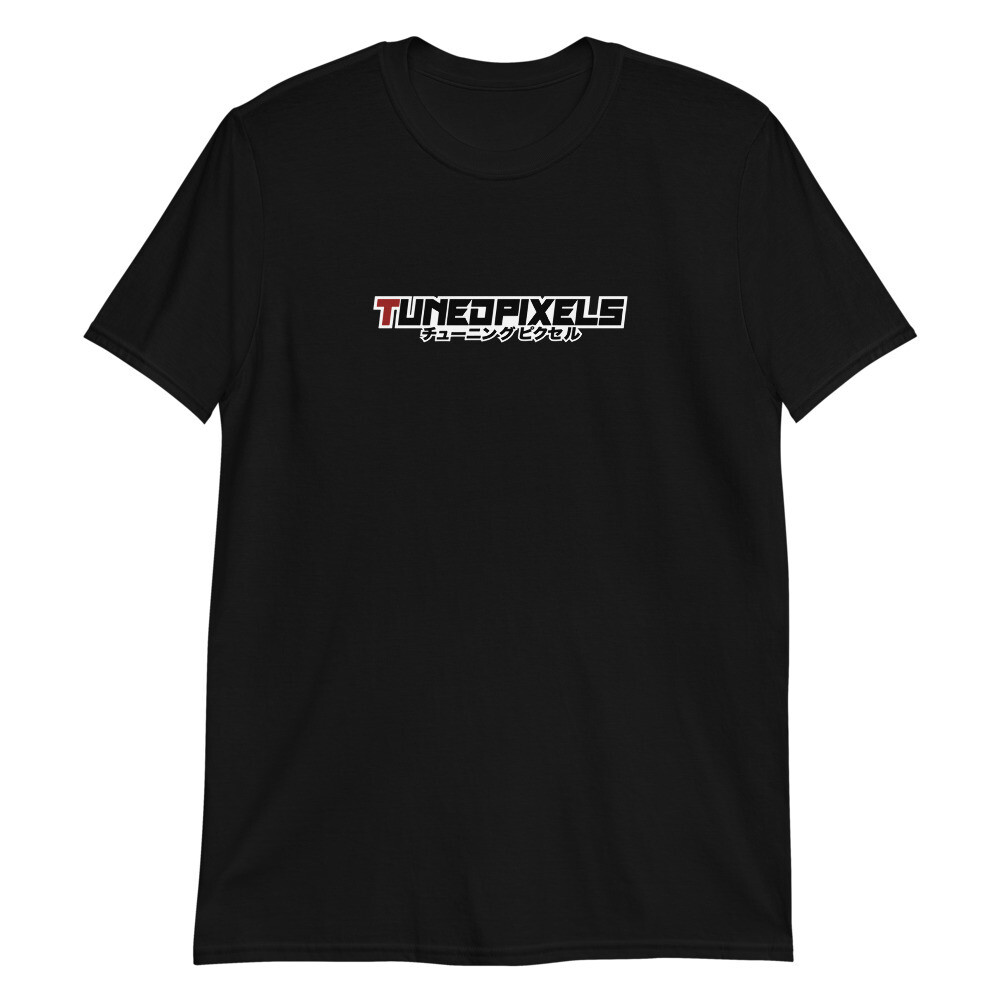 TunedPixels Straight Logo Dark Unisex T-Shirt