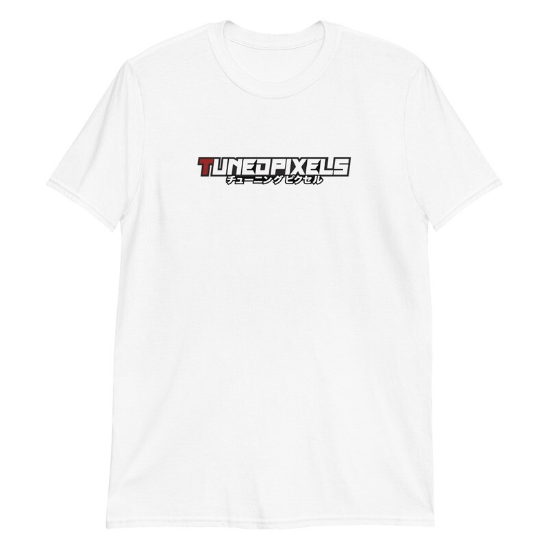 TunedPixels Straight Logo Light Colored Unisex T-Shirt