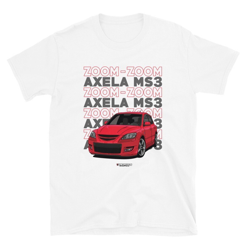 Mazdaspeed3 White Unisex T-Shirt