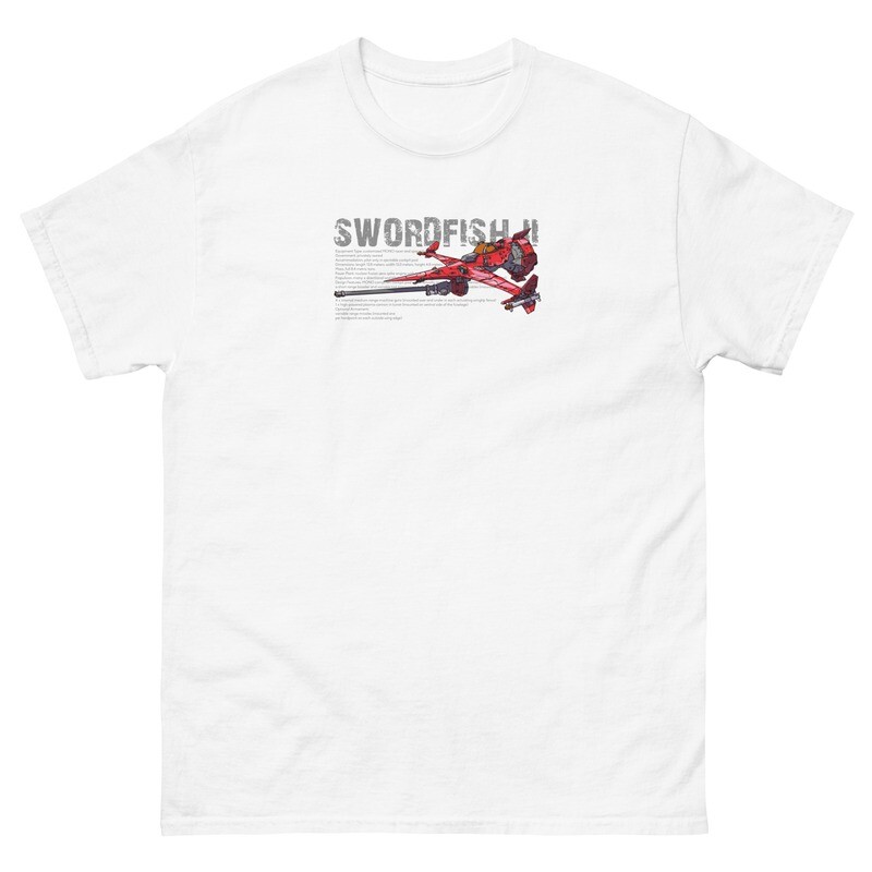 Swordfish II Colored White Unisex T-Shirt