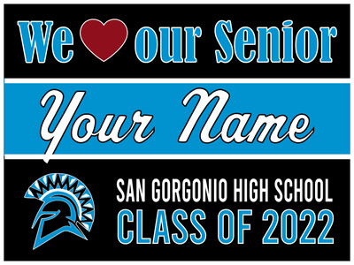 San Gorgonio High School Yard Sign