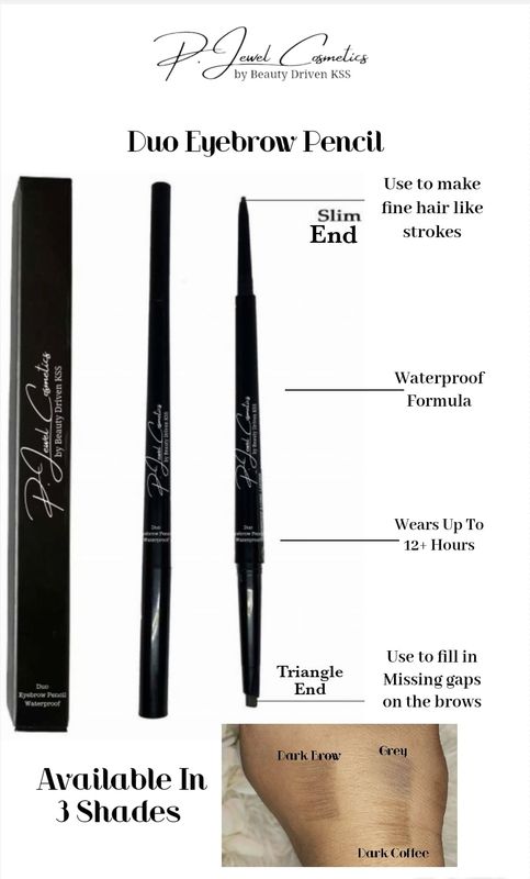 Duo Eyebrow Pencil in Dark Brown