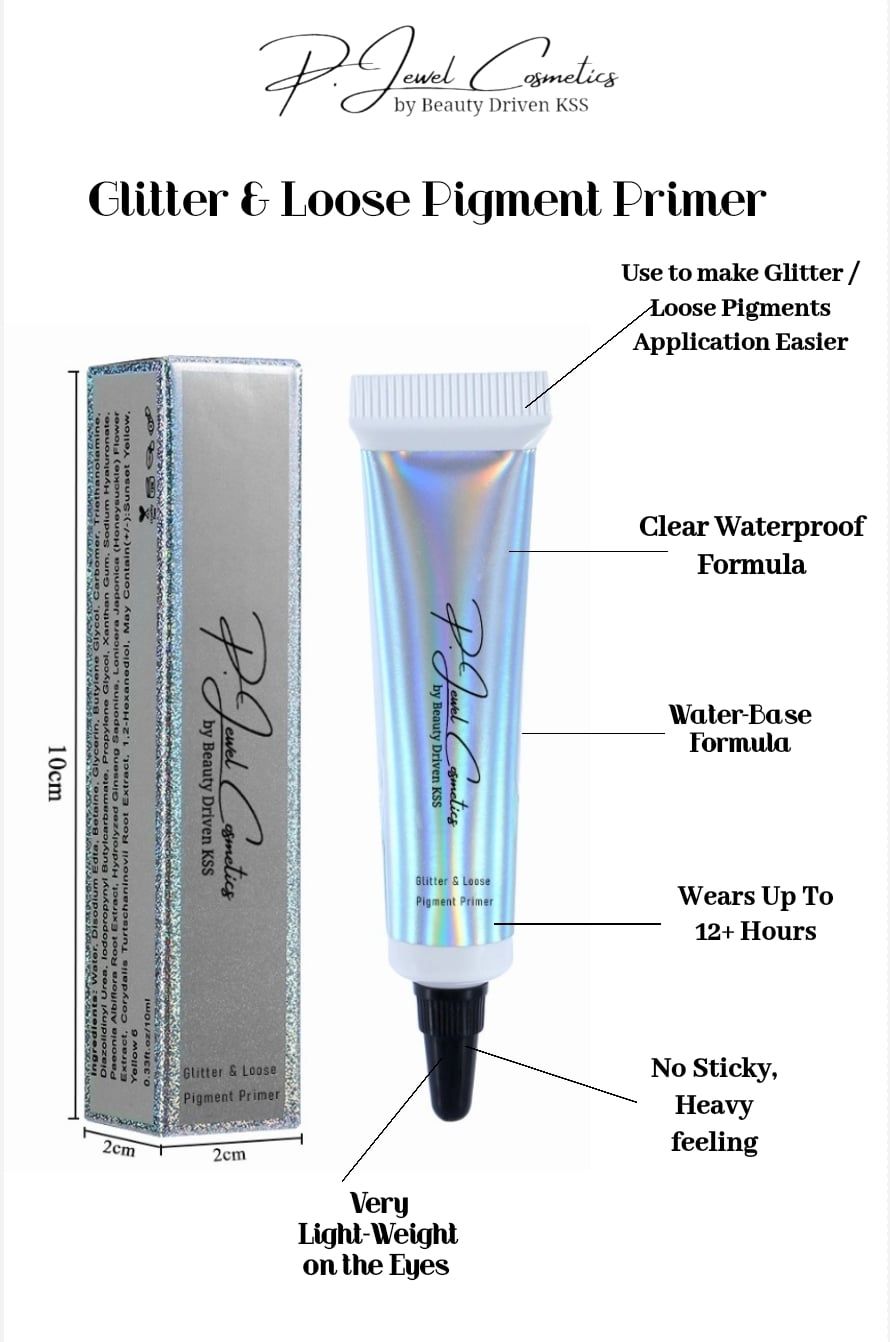 Loose Shadow Pigment and Glitter Primer