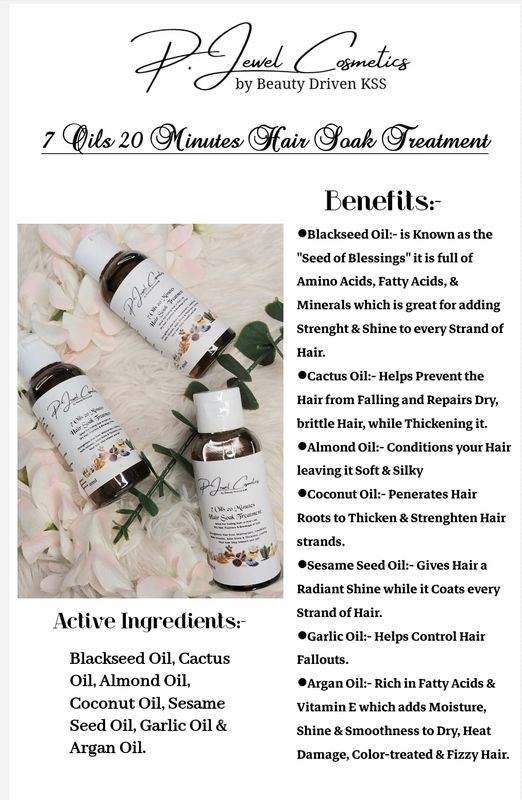 7 Oils 20mintues Hair Soak Treatment