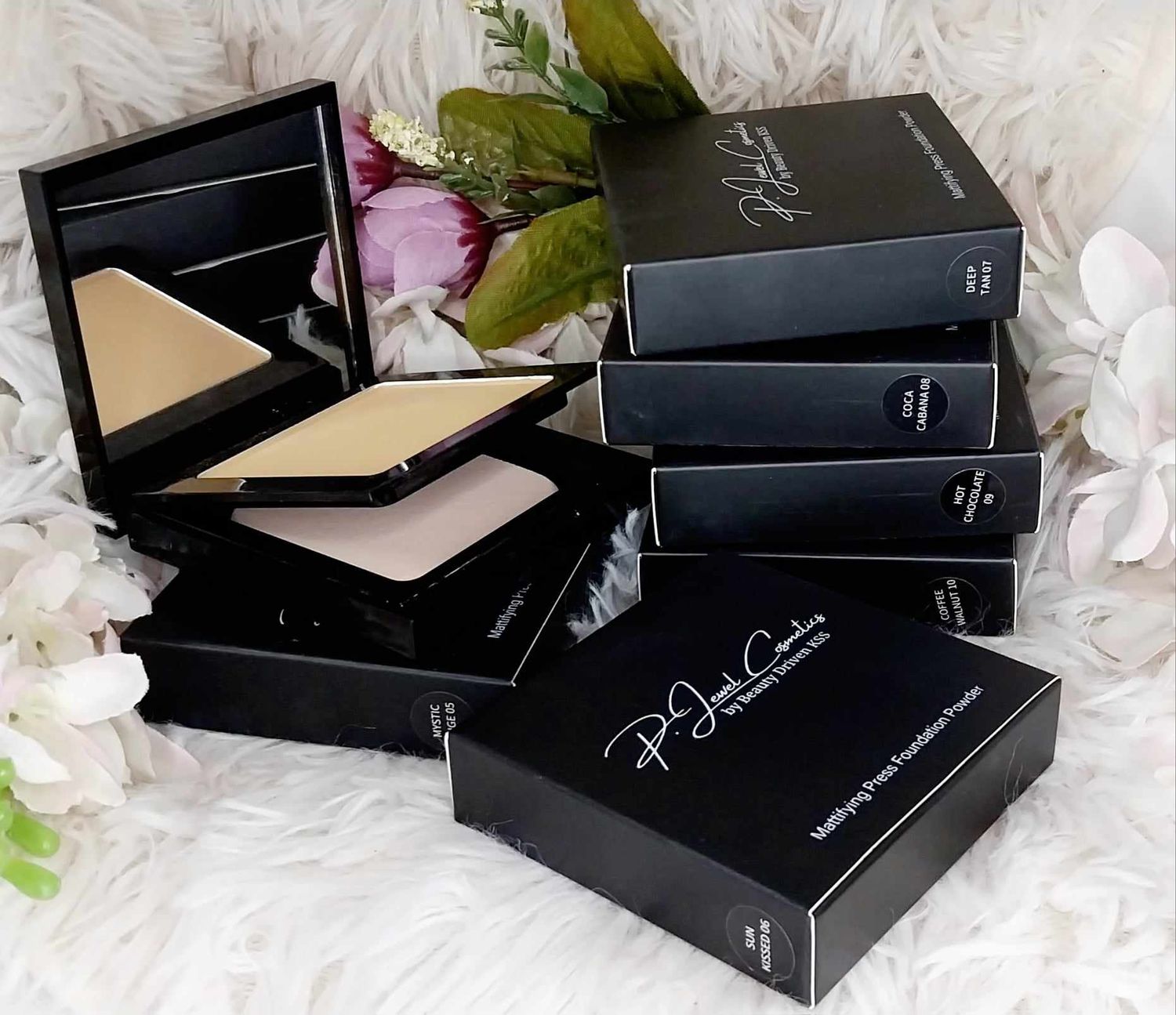 Mattifying Press Foundation Powder #8-COCA CABANA