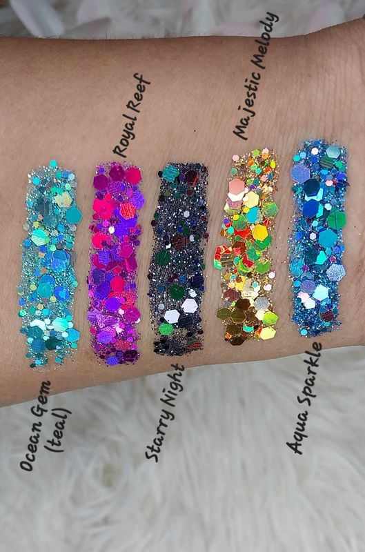 Chucky Mermaid Glitter Collection AQUA SPARKLE