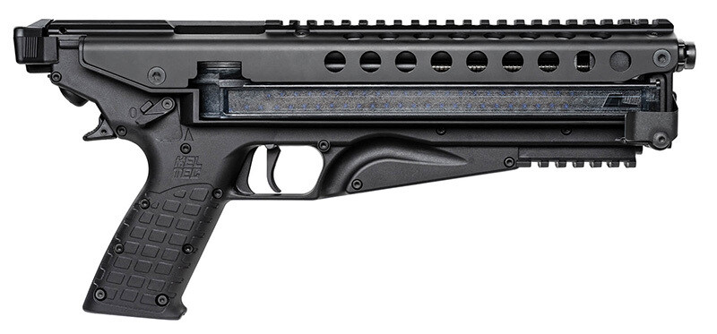 Kel Tec P50, 5.7x28mm, 9.6&quot; Threaded Barrel, Black, 50‑rd