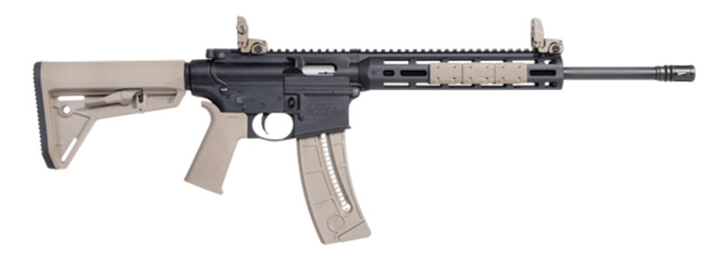 Smith &amp; Wesson M&amp;P15‑22 Sport, 22 LR, 16.5" Barrel, Folding Sights, MOE‑SL, FDE, 25‑rd
