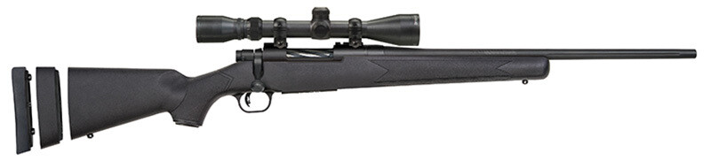 MOSSBERG PATRIOT YOUTH SUPER BANTAM RIFLE 243 WIN. 20 IN. SYNTHETIC BLACK RH SCOPE COMBO