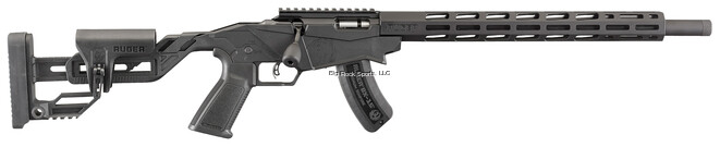 Ruger 8404 Precision Bolt Action Rifle, 22 WMR, 18" Threaded Bbl, Quick-Fit Adjustable Stock, 15+1 Rnd