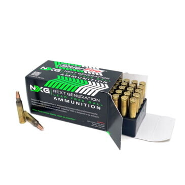 SINTERFIRE NXG LEAD FREE BALL RIFLE AMMO 223 REM. 50 GR. LEAD FREE BALL 250 RD. BRASS CASE