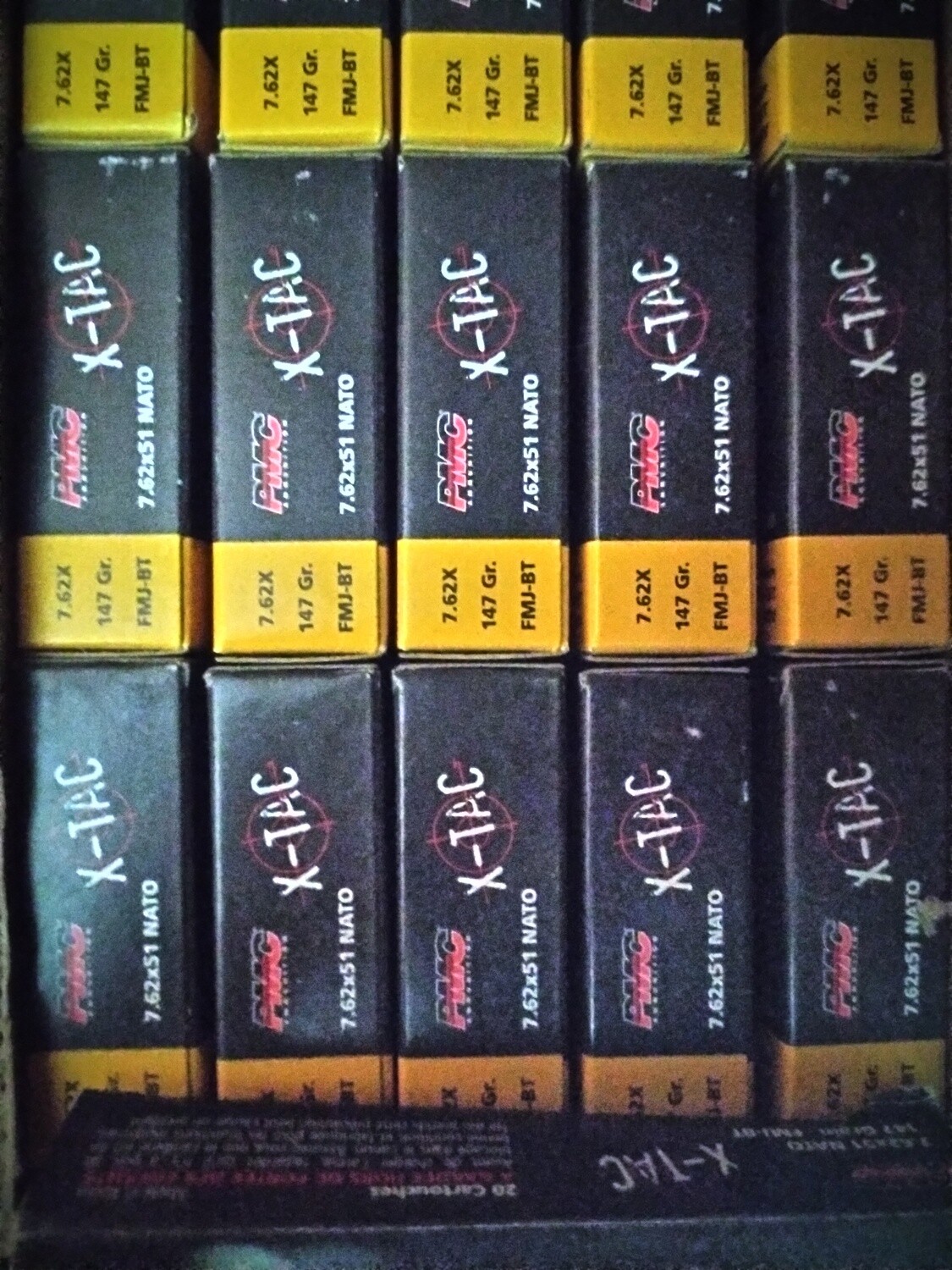 PMC X-TAC 7.62x51 Nato (308) 147gr FMJ-BT