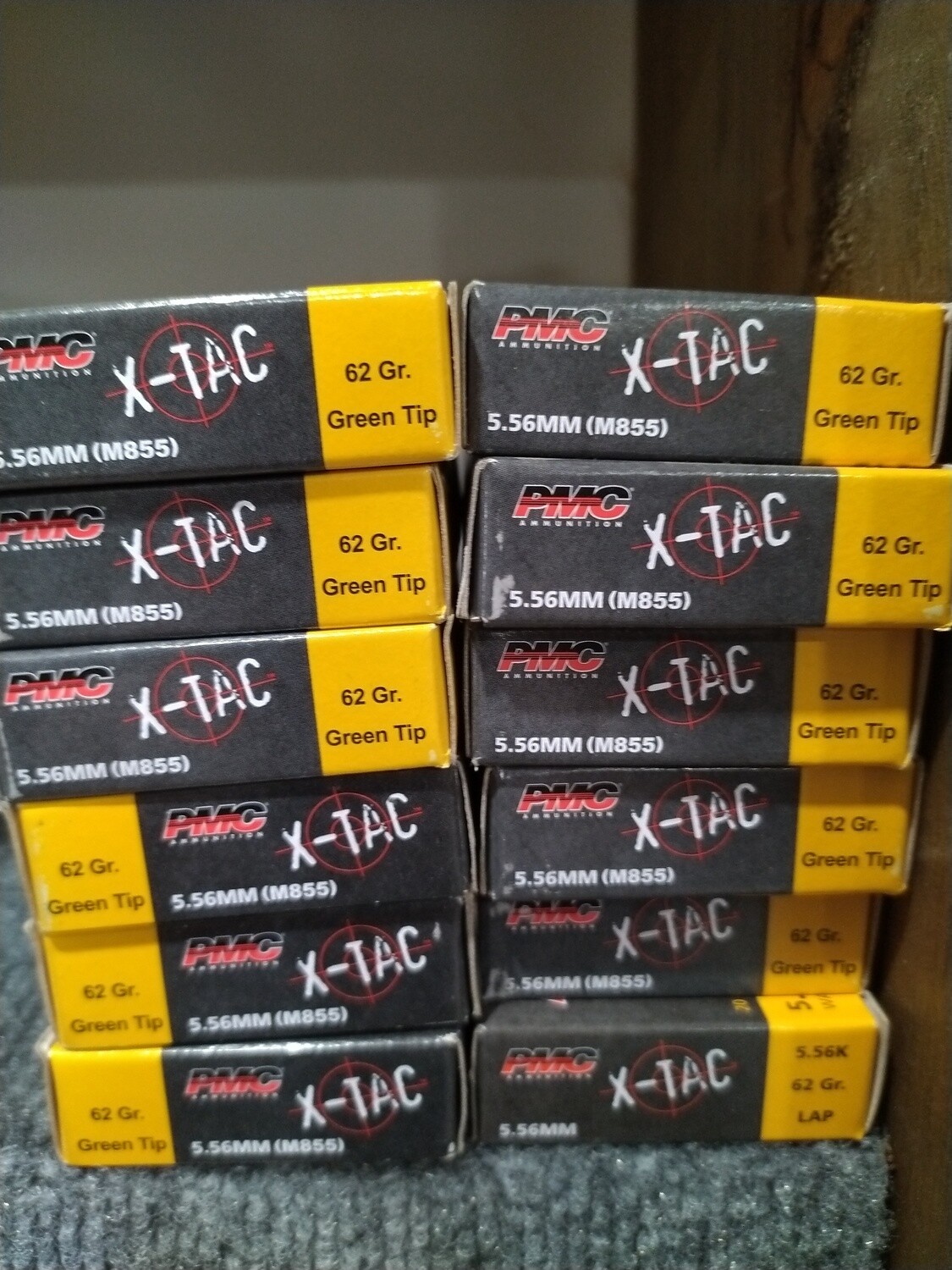 PMC X-TAC 5.56 62gr FMJ-BT 20 rd Green Tip