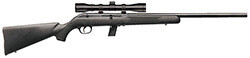 Savage 64FVXP, 22LR, 21&quot; Barrel, 3‑9x40mm Scope, Black/Black Synthetic, 10‑rd