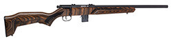 Savage 93 Minimalist, 22WMR, 18" Threaded Barrel, Black/Brown Laminate, Accu Trigger, 10‑rd