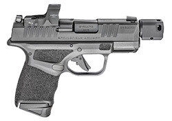 Springfield Hellcat Micro‑RDP OSP,9mm,3.8" Hex Wasp Tritium Frt/Tac Rack Rear, Blk, 11&amp;13‑rd Mags