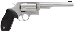 Taurus Judge, 45 Colt/410, 6.5" Barrel, Fiber Optic Front Sight, Stainless, 5‑rd