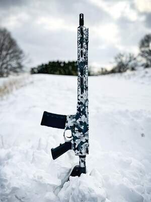 HD Defense Genesis V4 AR-15 5.56/223 Custom Snow Camo Cerakote

Pre-Orders-. These are custom built per order and take about 6 to 7 weeks for the build.  We do require a deposit on these custom orders