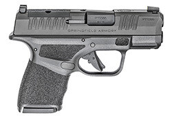 Springfield Hellcat Micro‑Compact OSP, 9mm, 3", U‑Dot Tritium Frt/Tac Rack Rear, Blk, 11&amp;13‑rd Mags