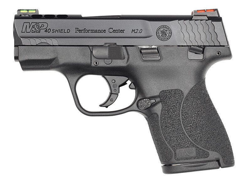 Smith &amp; Wesson PC M&amp;P Shield M2.0, 40SW, 3.1" Ported Barrel, HiViz FO Sights, Thumb Safety, Blk, 6 &amp; 7‑rd