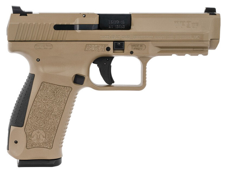 CENTURY CANIK TP9SF PISTOL 9MM 4.46 IN. FDE 18 RD.